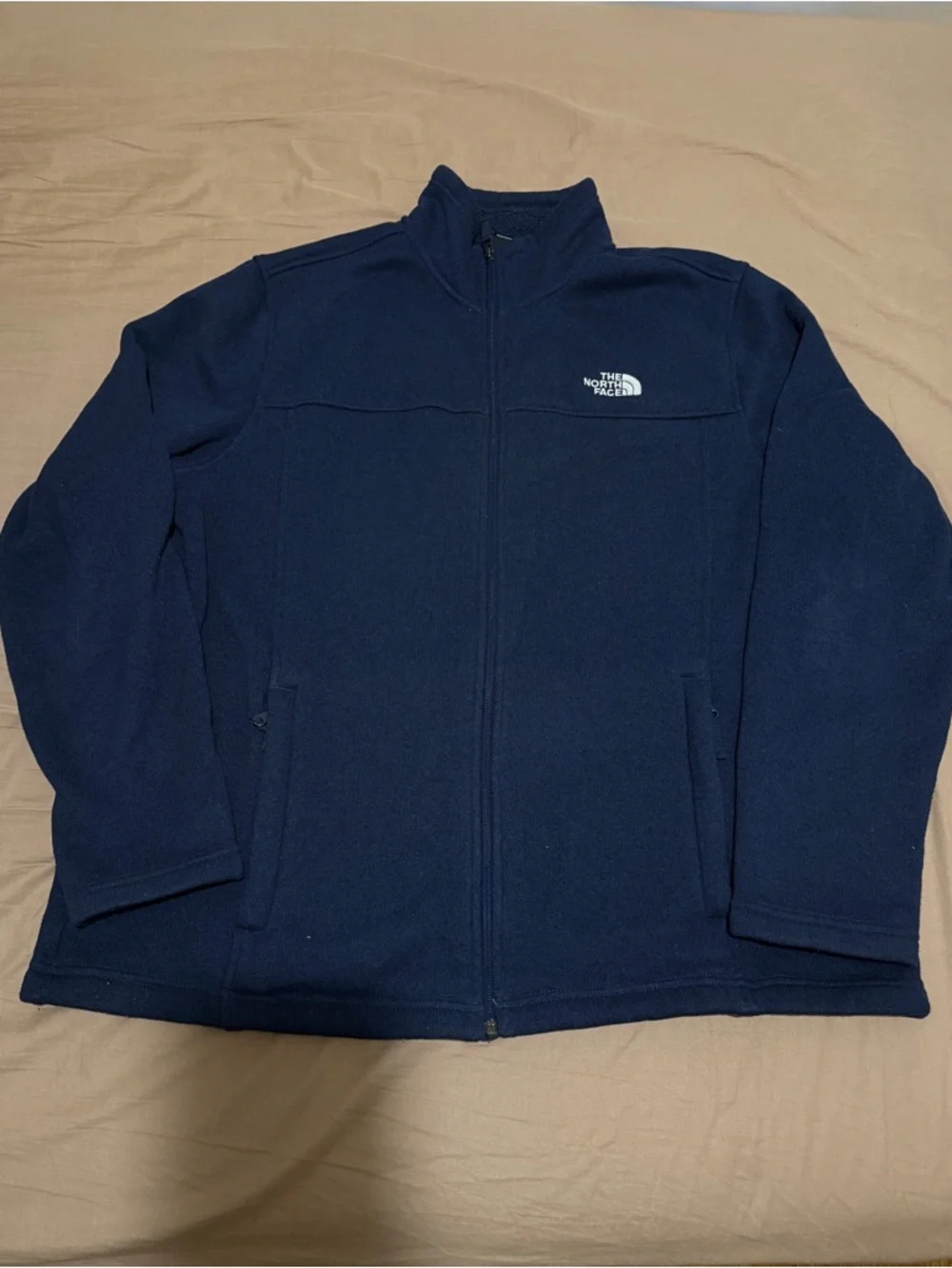 The North Face Navy Blue Full Zip Fleece Jacket